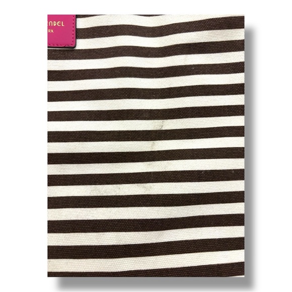 Henri Bendel New York Canvas Magazine Striped Tote Bag - Picture 7 of 7